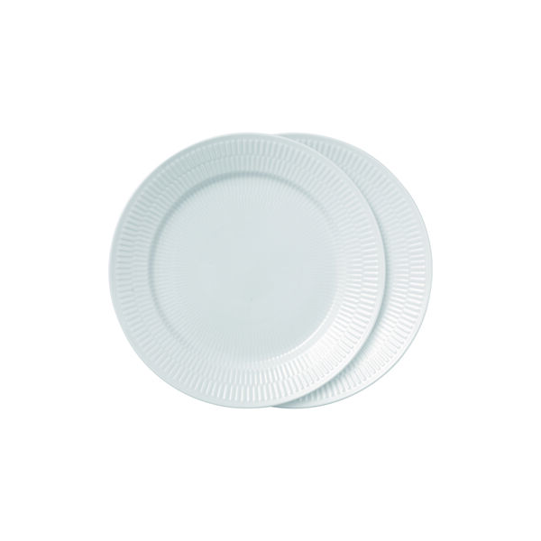 White Fluted tallrik, 27 cm, Royal Copenhagen