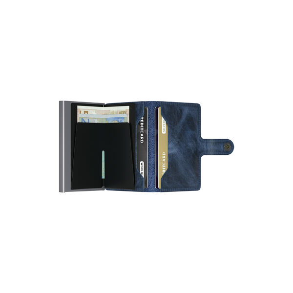 Miniwallet, vintage blue Miniwallet, vintage blue, Secrid