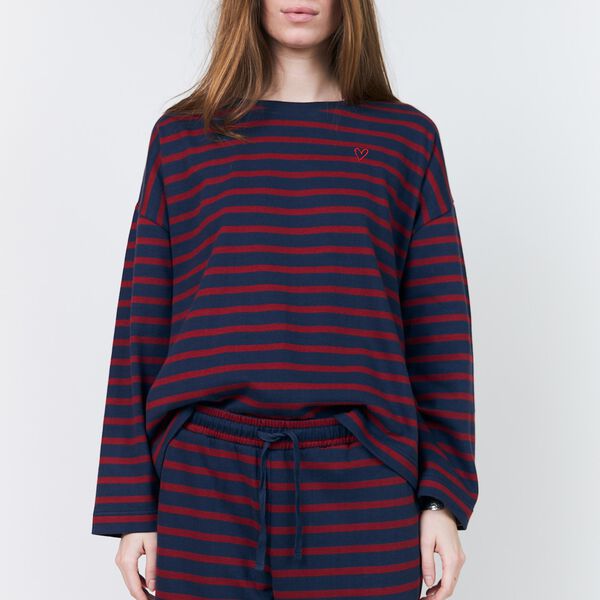 DemiLL Sweatshirt LS, bordeaux, Lollys Laundry