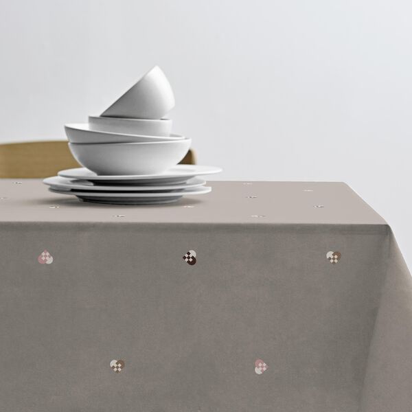 Christmas Hearts Embroidery julbordsduk, rose, S&ouml;dahl