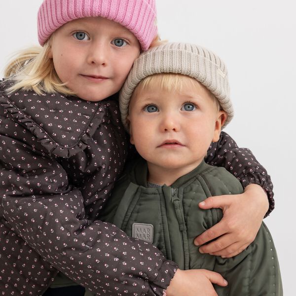 Oivira Thermal Jacket, flower stripe, MarMar Copenhagen