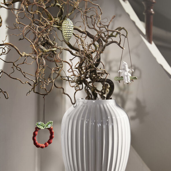 Christmas Tales krans, r&ouml;d, K&auml;hler