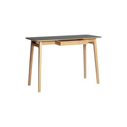 Freya Desk skrivbord, ek/svart, Magnus Olesen Design