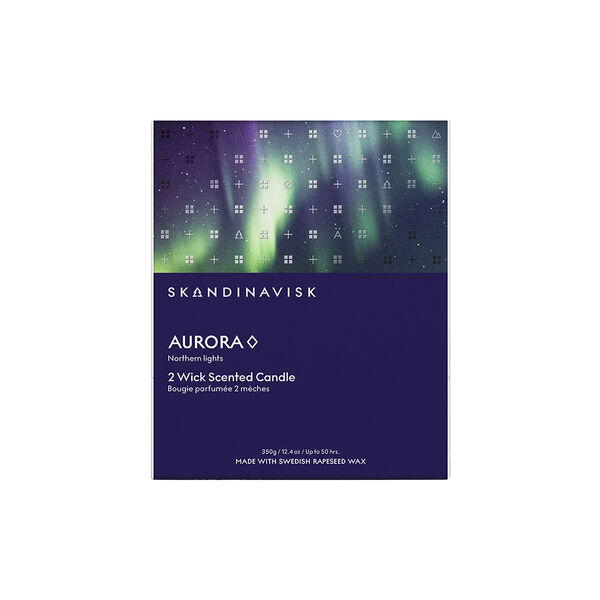 AURORA 2-wick Scented Candle, Skandinavisk