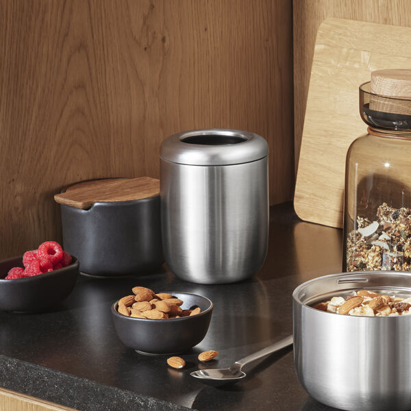 To Go Thermo matl&aring;da, steel/black, Eva Solo