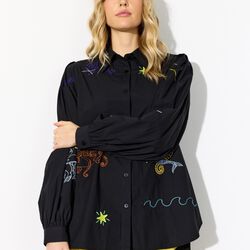 Sasha Shirt, black, HUNK&Oslash;N