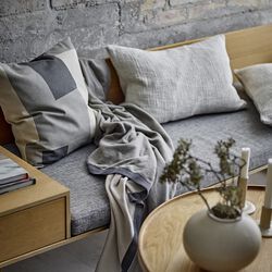 Bouclé kudde, beige, Södahl