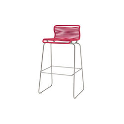 Panton One Bar barstol, scarlett/steel, Montana Furniture