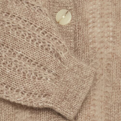 IRMELIA Cardigan, cacao nibs melange, Atelier Rêve