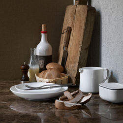 White Fluted smörburk, Royal Copenhagen