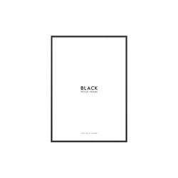 Wood Frame, black, Poster & Frame