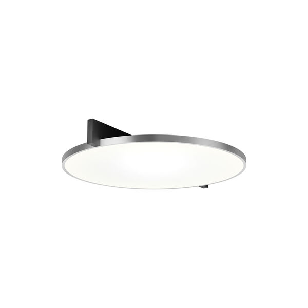INLAY ROUND C3 taklampa, matt black/satin silver, LIGHT-POINT
