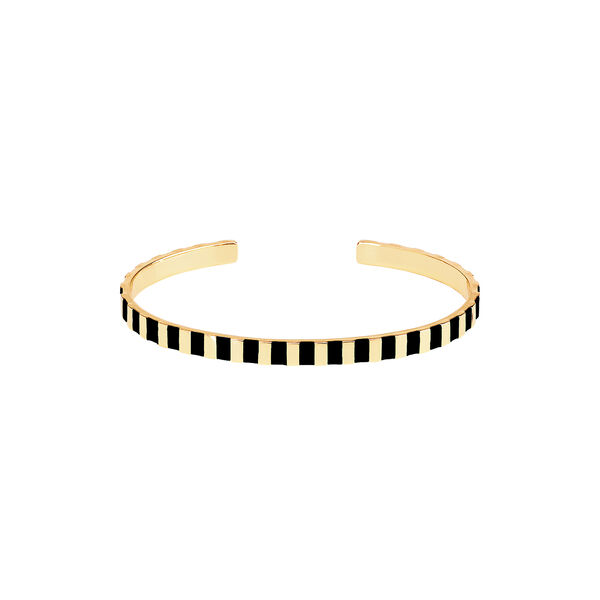 In&egrave;s Bangle, black, bangle up