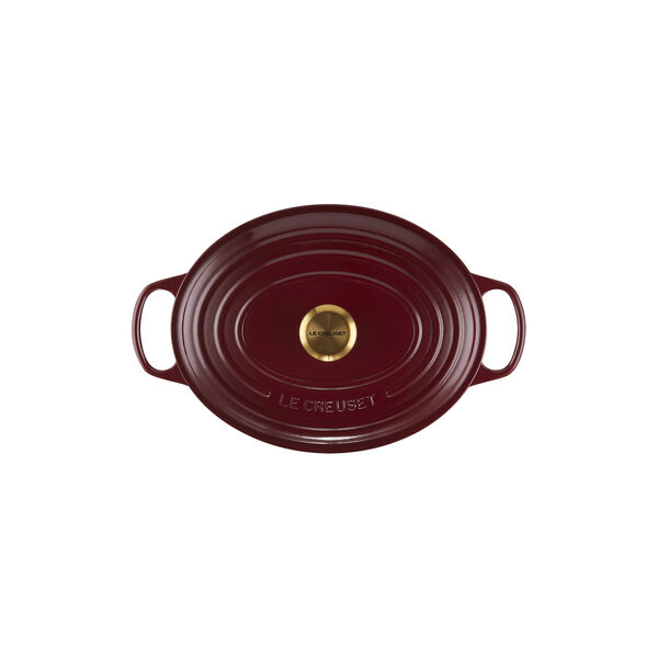 Signature oval gryta 6,3 L, garnet, Le Creuset