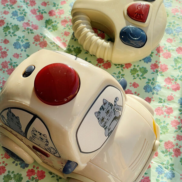 Remote Control Police Car, beige, Konges Sl&oslash;jd
