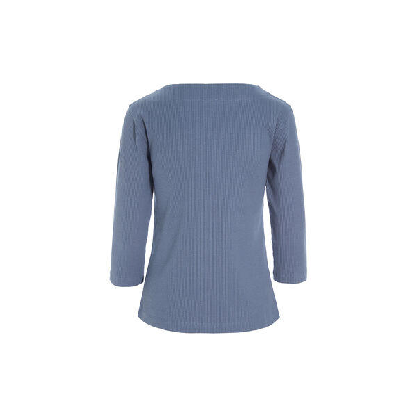 Naibu rib Topp med 3/4-ärmar, moonstone, BITTE KAI RAND