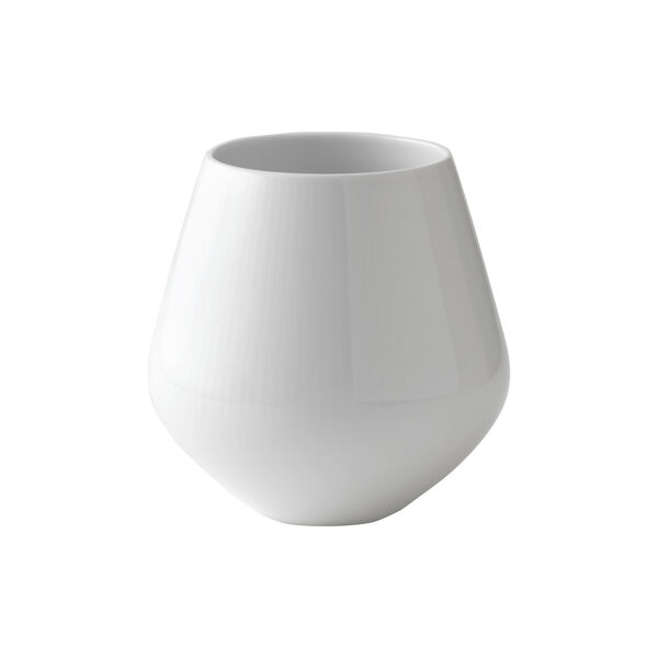 White Fluted vas, 15 cm, Royal Copenhagen