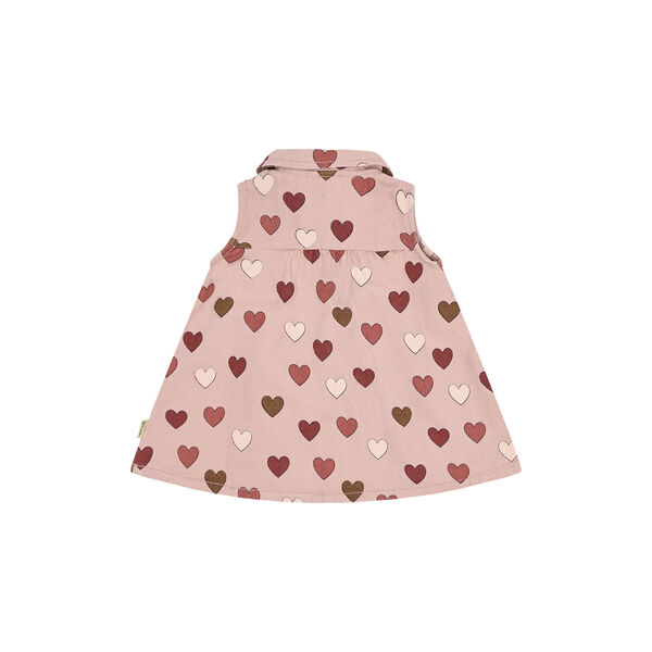 Hckatinka Fine Twill Old Hearts Everyday Dress, adobe rose, Hust & Claire