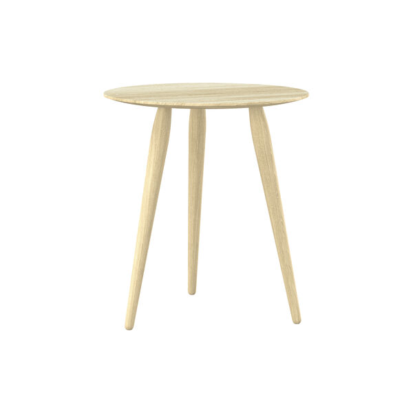 PLAYround Ø45 Coffee Table, soap treated oak, Bruunmunch Furniture