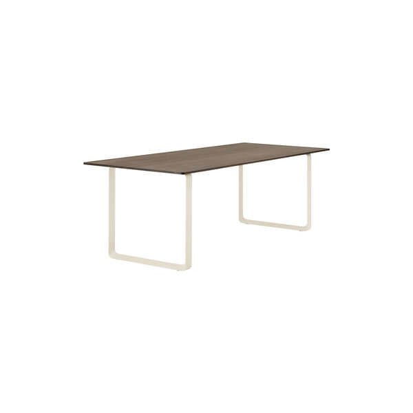 70/70 Table, solid smoked oak/sand, Muuto
