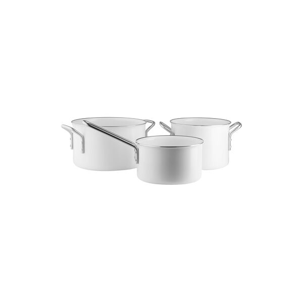 White Line pot set Ceramic Slip-Let&reg; coating 3 deler, Eva Trio