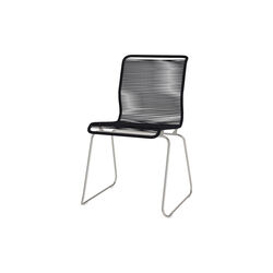 Panton One Dining matbordsstol, paper black/steel, Montana Furniture