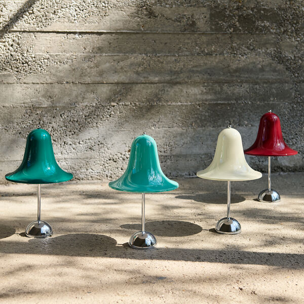 Pantop Portabel bordslampa, dark teal, Verpan