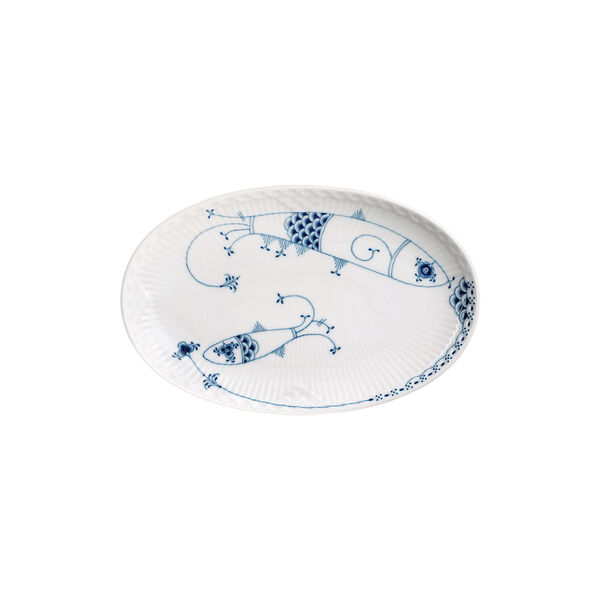 Royal Creatures oval tallrik 23,5 cm, sill, Royal Copenhagen