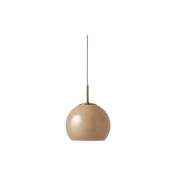 Ball Glass Pendant, cappuccino, FRANDSEN