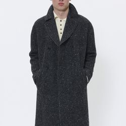 MAbullmer Coat, dark grey melange, Matinique