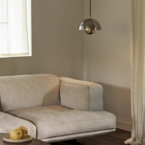 Flowerpot VP1 Pendant, chrome-plated, &Tradition