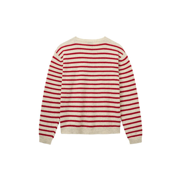 Charlie Knit, red creme, Studio Feder