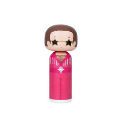 Elton Kokeshi träfigur, pink, Lucie Kaas