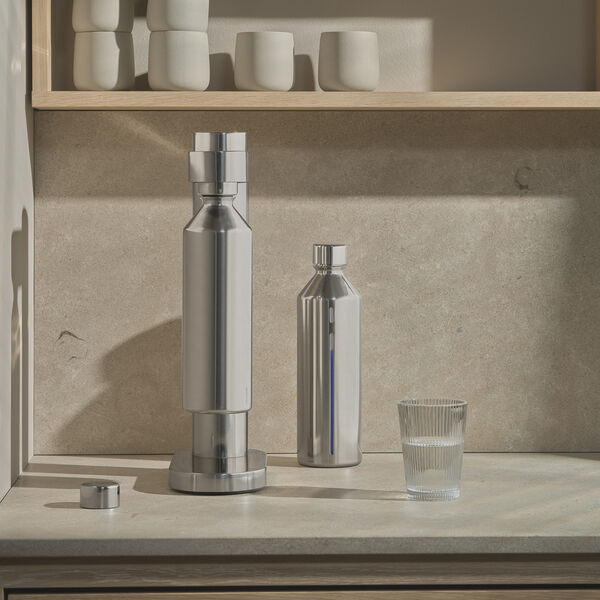 Brus flaska till kolsyremaskin, steel, Stelton
