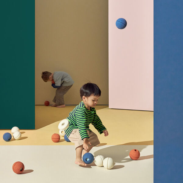 3 x Foam Balls, ocean mint/forest green, MODU