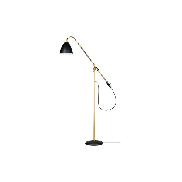 Bestlite BL4 M golvlampa, charcoal black/m&auml;ssing, GUBI