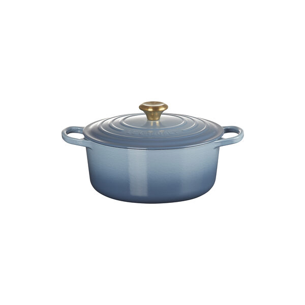 Signature gjutj&auml;rn rund gryta &Oslash; 26 cm, chambray, Le Creuset