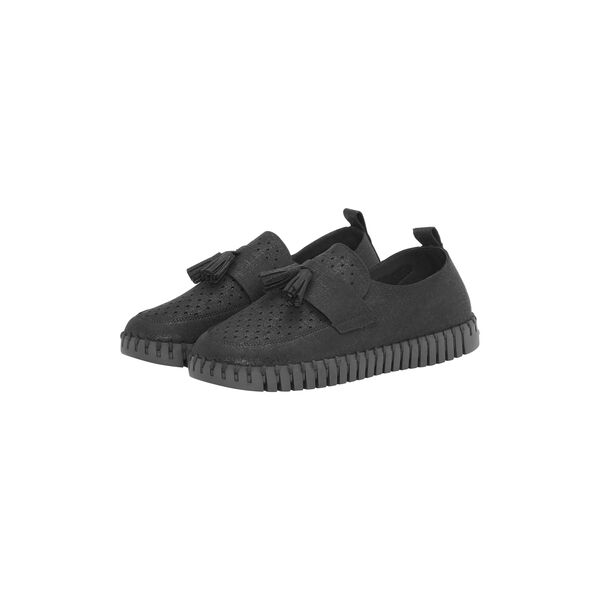 Tulip Loafer Tassel, black black, Ilse Jacobsen Hornbæk