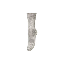 Melange Cotta Sock, melange brown, Becksöndergaard