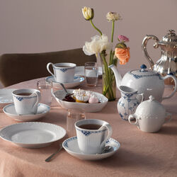 Blue Fluted Half Lace gräddkanna 17 cl, Royal Copenhagen