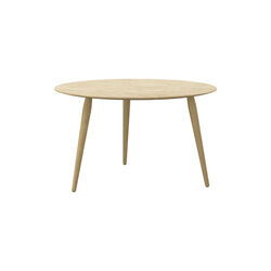 PLAYround &Oslash;75 Coffee Table, white oiled oak, Bruunmunch Furniture