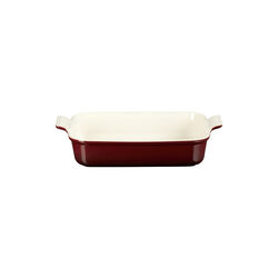 Heritage rektangulärt fat 32 cm, garnet, Le Creuset