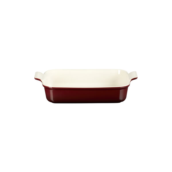 Heritage rektangulärt fat 32 cm, garnet, Le Creuset