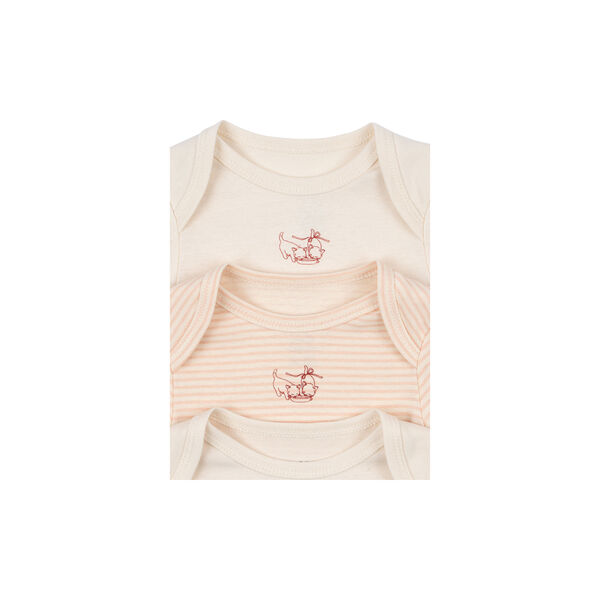 Fio Stripe 3-pack LS Body, blush mix Fio Stripe 3-pack LS Body, blush mix, Konges Sløjd