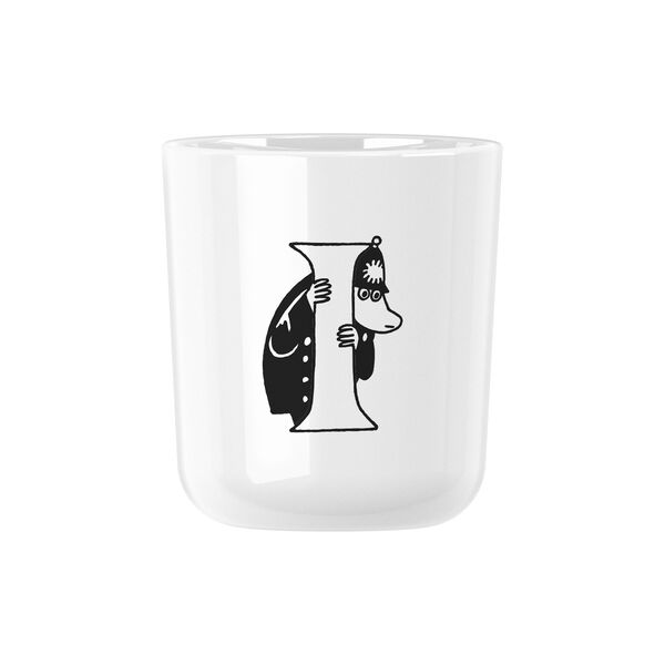 Moomin ABC mugg I, moomin white, RIG-TIG