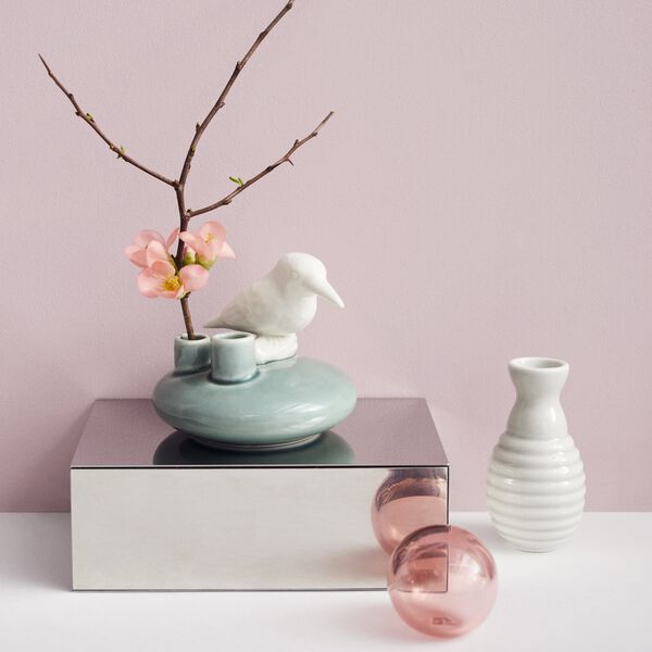 Sweet Stories Kingfisher vas, peacock, Dottir Nordic Design