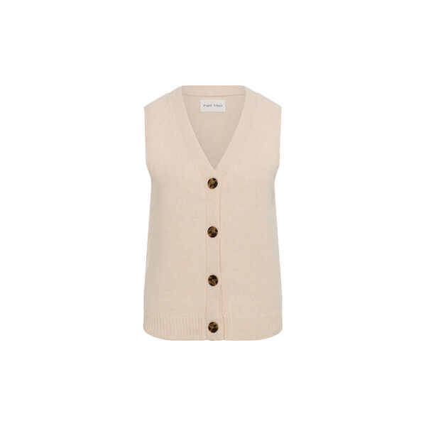 FilluccaPW Waistcoat | Oatmeal Melange | V&auml;st, Part Two