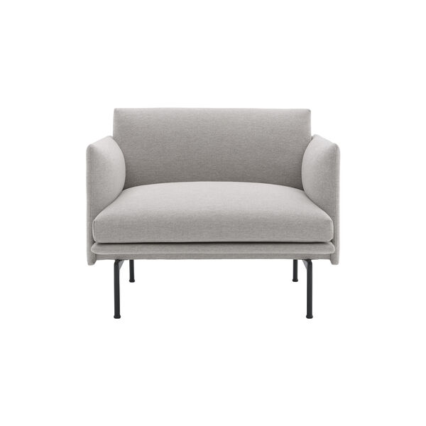 Outline Chair, clay/black, Muuto