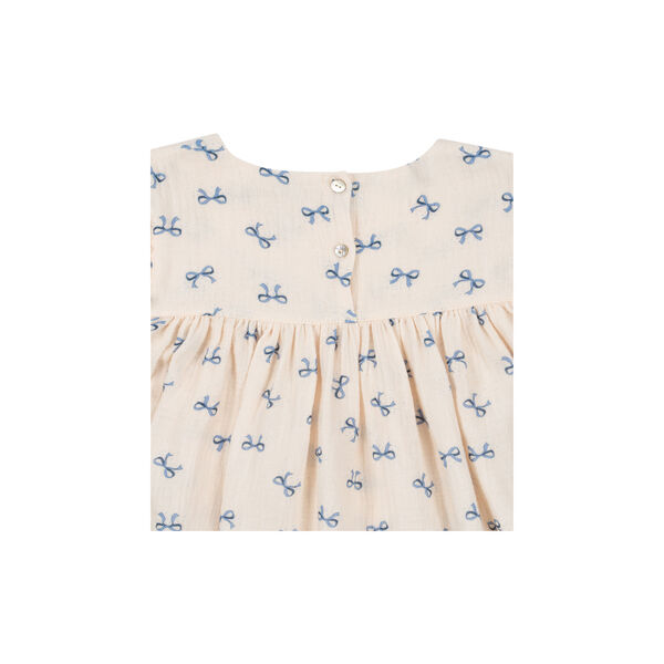 Coco Dress, bow bleu Coco Dress, bow bleu, Konges Sløjd