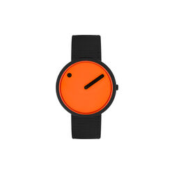 PICTO armbandsur, signal orange/matt black/manta ray black, PICTO